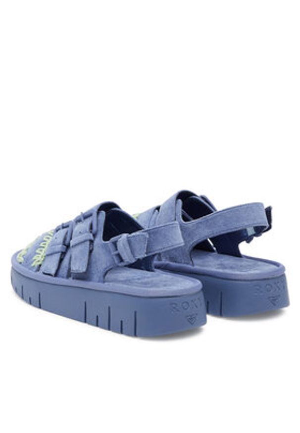 Roxy Sandały HY62277-2 Niebieski. Kolor: niebieski. Materiał: materiał