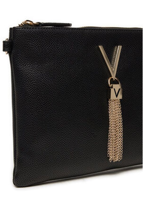 VALENTINO - Valentino Torebka Divina VBS1R419G Czarny. Kolor: czarny. Materiał: skórzane