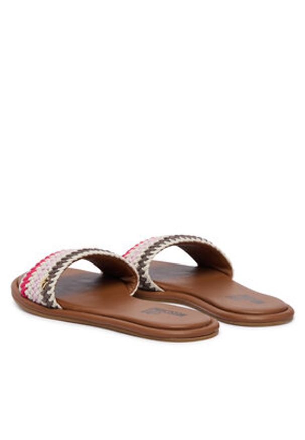 Love Moschino - LOVE MOSCHINO Klapki JA28242G0OJQB20A Kolorowy. Materiał: materiał. Wzór: kolorowy