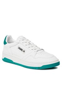Karl Lagerfeld - KARL LAGERFELD Sneakersy KL63024 Biały. Kolor: biały. Materiał: skóra #4