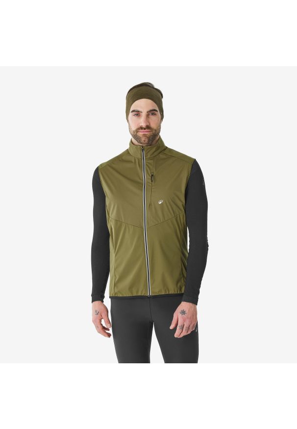 INOVIK - Kamizelka do narciarstwa biegowego męska Quechua 500. Materiał: tkanina, materiał, syntetyk. Sezon: zima. Sport: narciarstwo