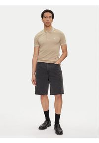 Calvin Klein Jeans Polo J30J315603 Beżowy Slim Fit. Typ kołnierza: polo. Kolor: beżowy. Materiał: bawełna #3