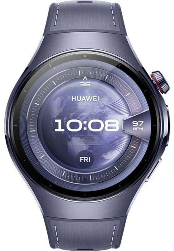 HUAWEI - Huawei Watch 5 46mm Fioletowy. Kolor: fioletowy