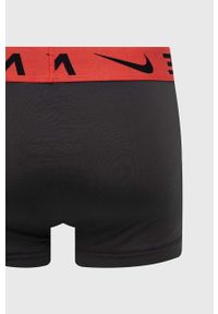 Nike bokserki 3-pack męskie kolor czerwony. Kolor: czerwony. Materiał: tkanina, włókno, skóra #2