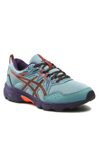 Buty Asics Gel-Venture 8 1012A708 Misty Pine/Nova Orange 301. Kolor: niebieski. Materiał: materiał