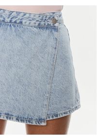 Calvin Klein Jeans Spódnica jeansowa J20J222802 Niebieski Regular Fit. Kolor: niebieski. Materiał: bawełna
