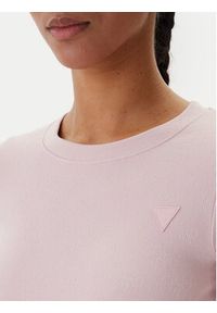 Guess T-Shirt V6RP02 Z4692 Różowy Slim Fit. Kolor: różowy. Materiał: syntetyk #5