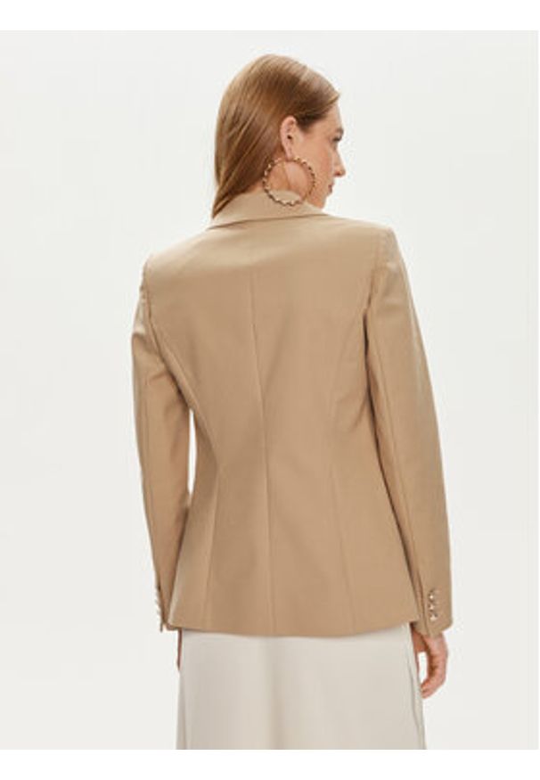 Marciano Guess Marynarka 4YGN04 7124A Beżowy Slim Fit. Kolor: beżowy. Materiał: bawełna