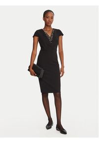 Rinascimento Sukienka koktajlowa CFC0125515003 Czarny Slim Fit. Kolor: czarny. Materiał: syntetyk. Styl: wizytowy #4