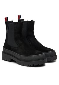 Tommy Jeans Sztyblety Tjw Foxing Chelsea Suede EN0EN02631 Czarny. Kolor: czarny. Materiał: zamsz, skóra #2