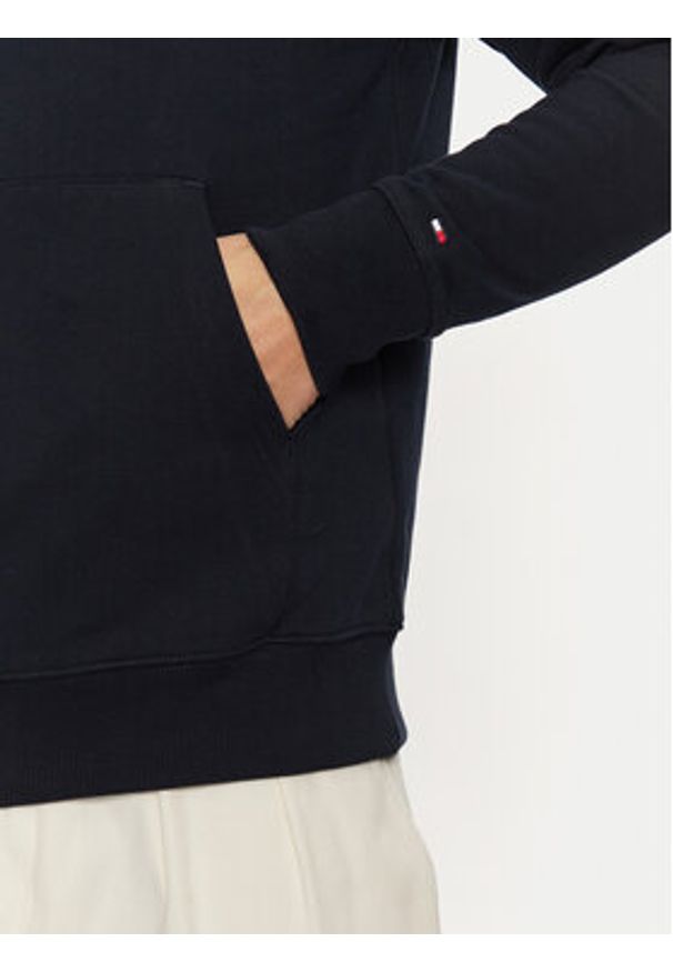 TOMMY HILFIGER - Tommy Hilfiger Bluza MW0MW37462 Granatowy Regular Fit. Kolor: niebieski. Materiał: bawełna