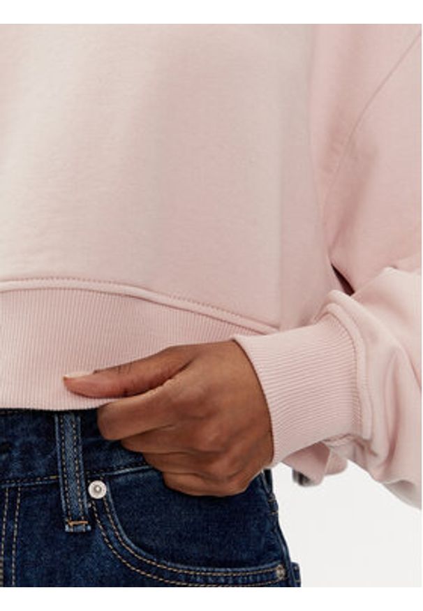 Calvin Klein Jeans Bluza J20J223359 Różowy Relaxed Fit. Kolor: różowy. Materiał: bawełna