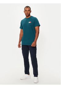 Tommy Jeans Spodnie materiałowe Austin DM0DM20750 Granatowy Slim Fit. Kolor: niebieski. Materiał: bawełna