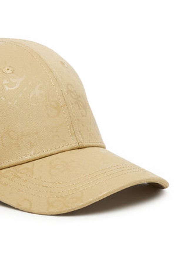 Guess Czapka z daszkiem AM9540 COT01 Beżowy. Kolor: beżowy. Materiał: bawełna, materiał