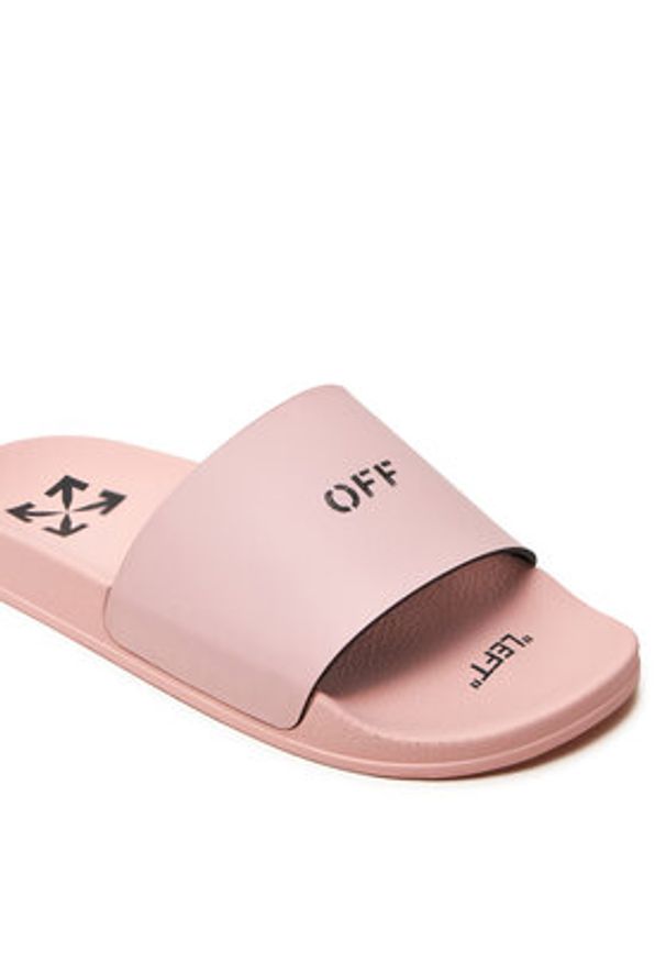 OFF-WHITE - Off-White Klapki OWIC002F22MAT0013000 Różowy. Kolor: różowy. Materiał: syntetyk