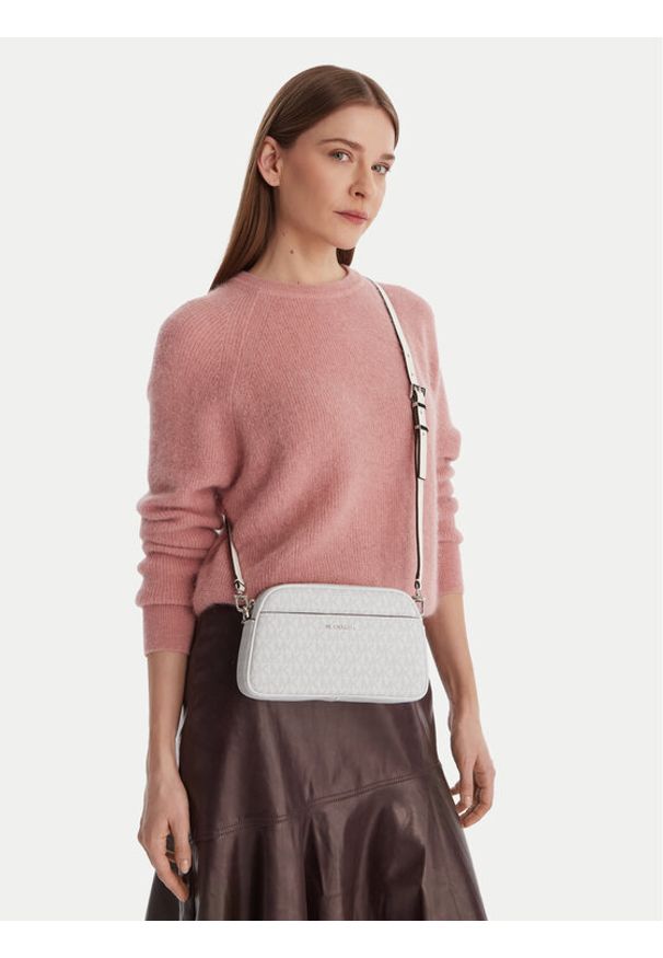 MICHAEL Michael Kors Torebka 32F5SJ6C5V Biały. Kolor: biały. Materiał: skórzane