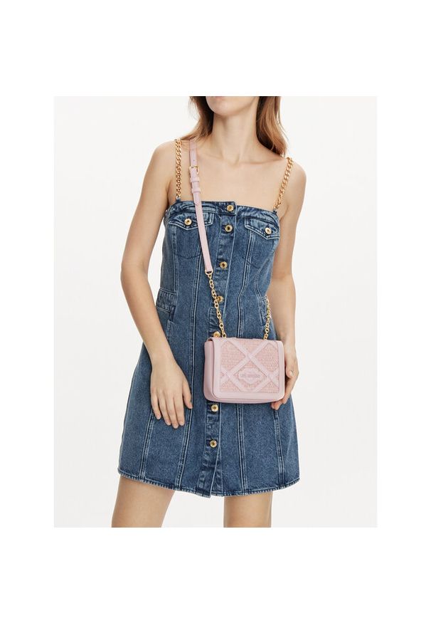 Love Moschino - Torebka LOVE MOSCHINO. Kolor: różowy
