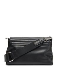 Tommy Jeans Torebka Tjw American Cool Flap Crossover AW0AW17550 Czarny. Kolor: czarny. Materiał: skórzane #4