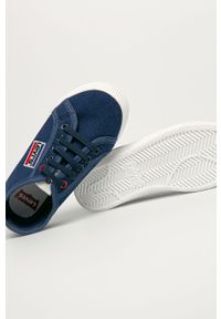 Levi's® - Levi's - Tenisówki dziecięce. Okazja: na spotkanie biznesowe. Nosek buta: okrągły. Zapięcie: sznurówki. Kolor: niebieski. Materiał: syntetyk, materiał, guma. Szerokość cholewki: normalna. Styl: biznesowy #3