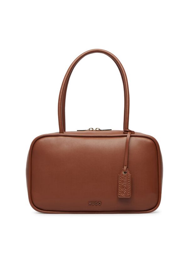 Hugo - HUGO Torebka Jodi 50562944 Brązowy. Kolor: brązowy. Materiał: skórzane