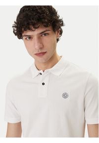 Guess Polo M2YP24 KC9T1 Biały Regular Fit. Typ kołnierza: polo. Kolor: biały. Materiał: bawełna #5