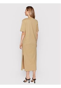 Herskind Sukienka codzienna Jannet 4406530 Beżowy Regular Fit. Okazja: na co dzień. Kolor: beżowy. Materiał: bawełna. Typ sukienki: proste. Styl: casual #4