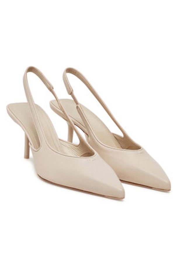 Max Mara Sandały 2514521052600 Szary. Kolor: szary. Materiał: skóra