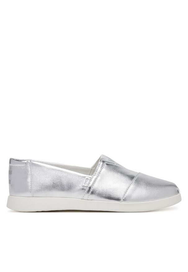 Półbuty Toms. Kolor: srebrny