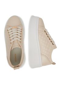 DeeZee Sneakersy AM25237 Beżowy. Kolor: beżowy. Materiał: skóra #4