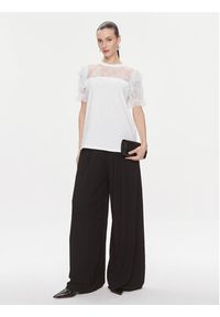 TwinSet - TWINSET Bluzka 241TP2217 Biały Regular Fit. Kolor: biały. Materiał: bawełna