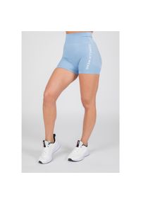 GORILLA WEAR - Selah Bezszwowe Szorty ight Niebieski. Kolor: niebieski. Sport: fitness