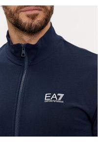 EA7 Emporio Armani Bluza 3DPM61 PJ05Z 1554 Granatowy Regular Fit. Kolor: niebieski. Materiał: bawełna #3