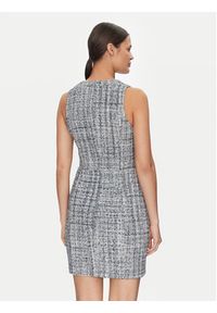 Guess Sukienka koktajlowa W5GK0E WH7I0 Szary Bodycon Fit. Kolor: szary. Materiał: syntetyk. Typ sukienki: bodycon. Styl: wizytowy #3