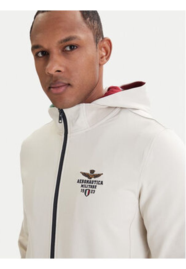 Aeronautica Militare Dres 261TF0108UF00674 Beżowy Regular Fit. Kolor: beżowy. Materiał: bawełna