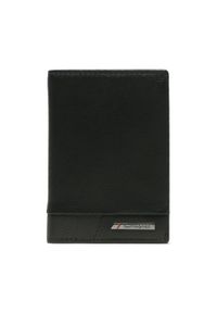 Samsonite Duży Portfel Męski KK3-09143 Czarny. Kolor: czarny. Materiał: skóra