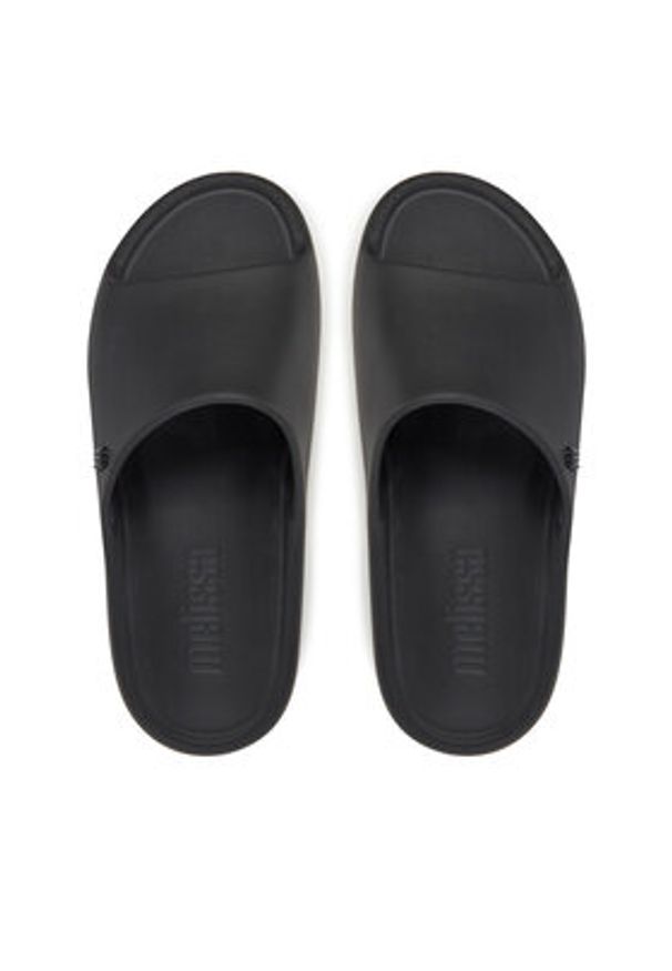 melissa - Melissa Klapki Melissa Free Print Slide Ad 33973 Czarny. Kolor: czarny. Wzór: nadruk