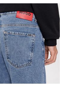 Hugo Jeansy 50507854 Niebieski Loose Fit. Kolor: niebieski