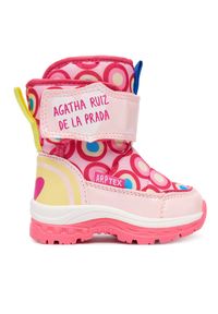 Śniegowce Agatha Ruiz de la Prada. Kolor: różowy