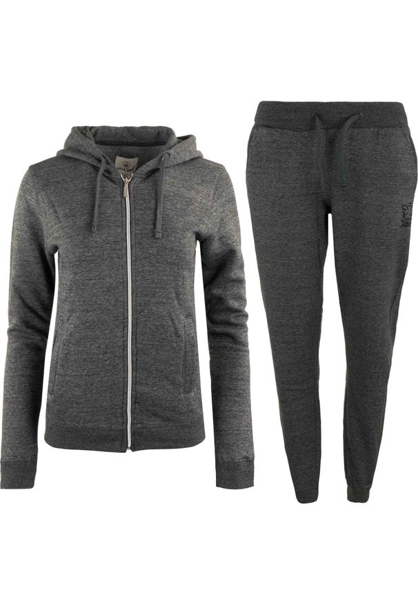 WOMEN'S HEALTH - Komplet dresowy damski Athl. DPT. Susy, szary, S. Kolor: szary. Materiał: dresówka