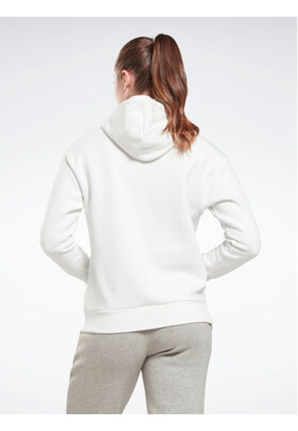 Reebok Bluza Identity Big Logo H54749 Biały Loose Fit. Kolor: biały. Materiał: syntetyk, bawełna
