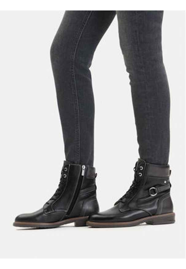 Pikolinos Trzewiki W8J-8718C1 Czarny. Kolor: czarny. Materiał: skóra