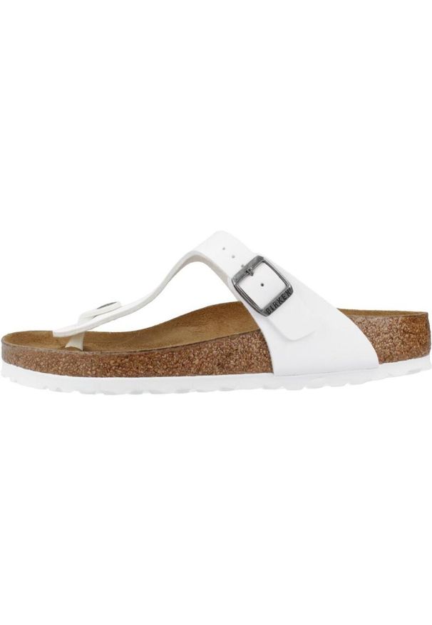Japonki damskie Birkenstock 745531. Kolor: biały. Materiał: materiał, skóra, syntetyk