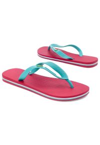 Różowe Japonki Ipanema Wodoodporne Obuwie Damskie. Okazja: na spacer, na plażę, na co dzień. Kolor: niebieski. Materiał: materiał. Sezon: lato. Styl: casual #5