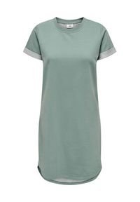 JDY Sukienka codzienna Ivy 15174793 Zielony Regular Fit. Okazja: na co dzień. Kolor: zielony. Materiał: bawełna, syntetyk. Typ sukienki: proste. Styl: casual