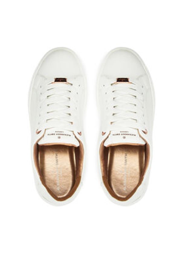 Alexander Smith Sneakersy London High ALBBLHW 8401 Biały. Kolor: biały. Materiał: skóra