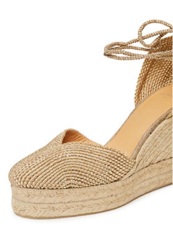 Castañer Espadryle Cora/8ED/256 025535 Beżowy. Kolor: beżowy. Materiał: materiał