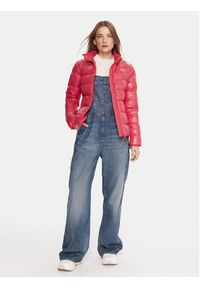 Tommy Jeans Kurtka puchowa DW0DW21618 Różowy Slim Fit. Kolor: różowy. Materiał: syntetyk #6