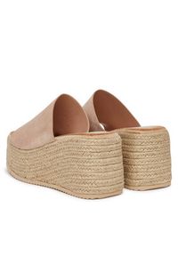 DeeZee Klapki LE601-113 Beżowy. Kolor: beżowy. Materiał: materiał #6