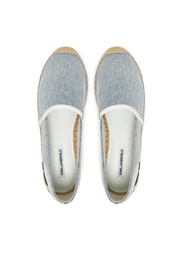 Karl Lagerfeld - KARL LAGERFELD Espadryle KL80111 Niebieski. Kolor: niebieski. Materiał: materiał