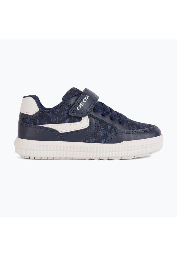 Buty juniorskie Geox Arzach. Kolor: niebieski. Materiał: tkanina